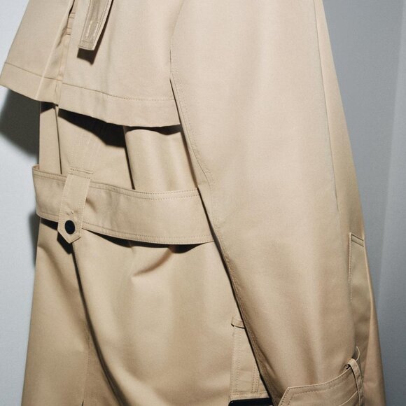 NWT Zara Trench Coat - Picture 9 of 10